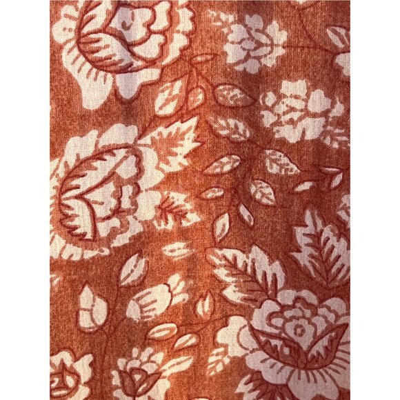 Cleobella Midi Dress Size S to L Tiered 3/4 Sleeves Terracotta Cotton Boho - Picture 6 of 15